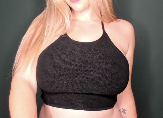 Black Halter Top