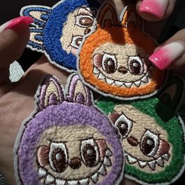 Patches labubu style Set of 4