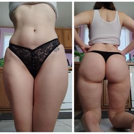 Lace Rose Thong Panties