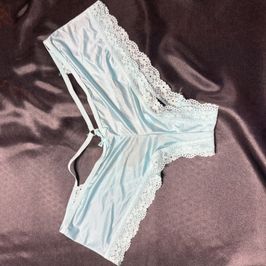 silky like panties with strappy back never washed