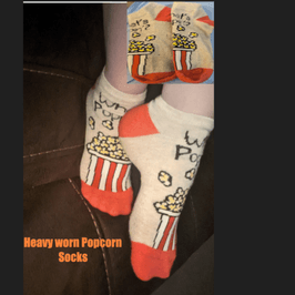 Heavy Worn Popcorn Socks