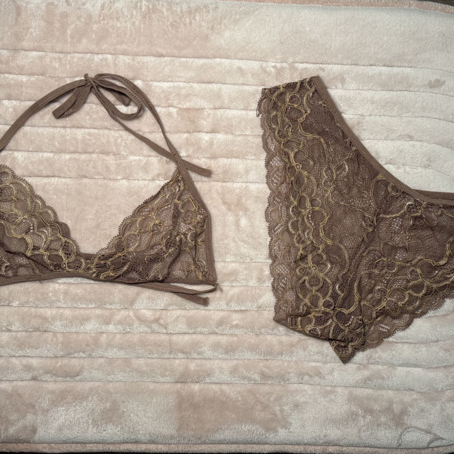 Lace Boyshorts and Bralette