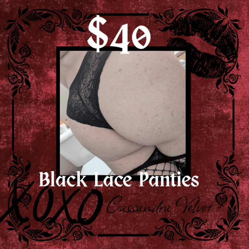 Black Lace Panties