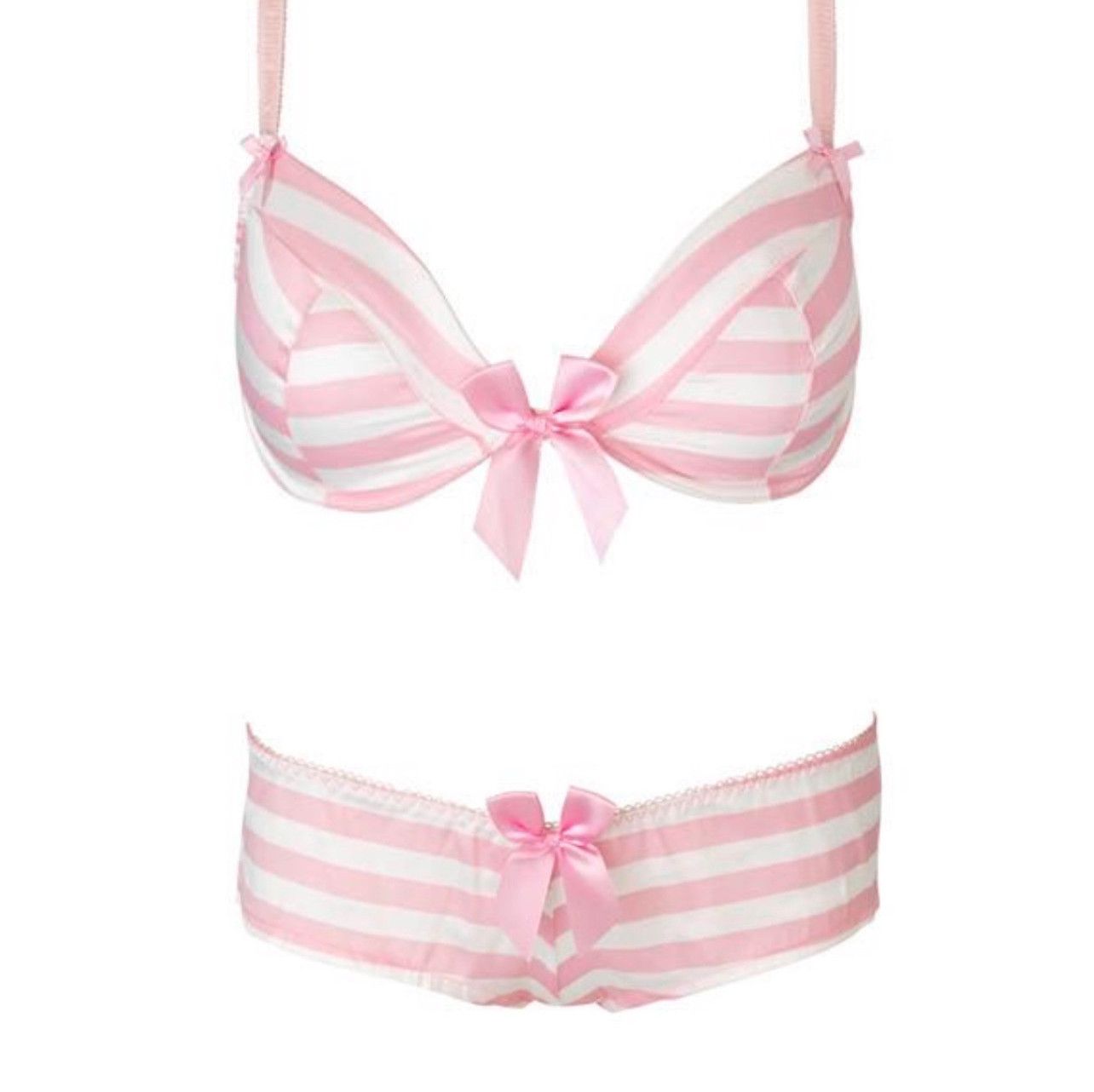 Mystery worn lingerie bra and panty set