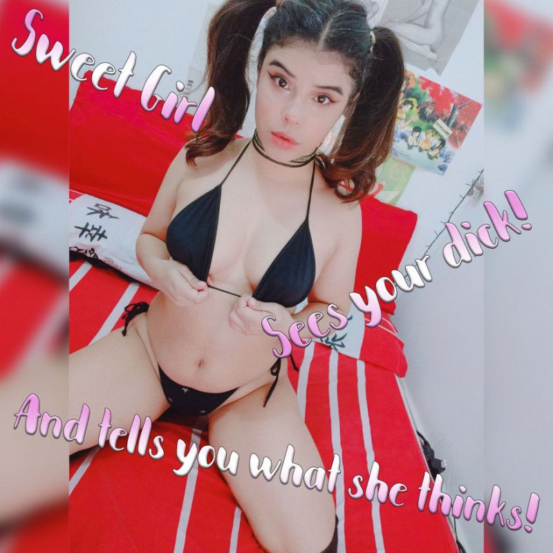 Sweet little girl rates your cock