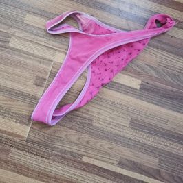 Soaked Pink Panties  Worn During My Wet Desperation