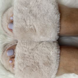 Worn slippers