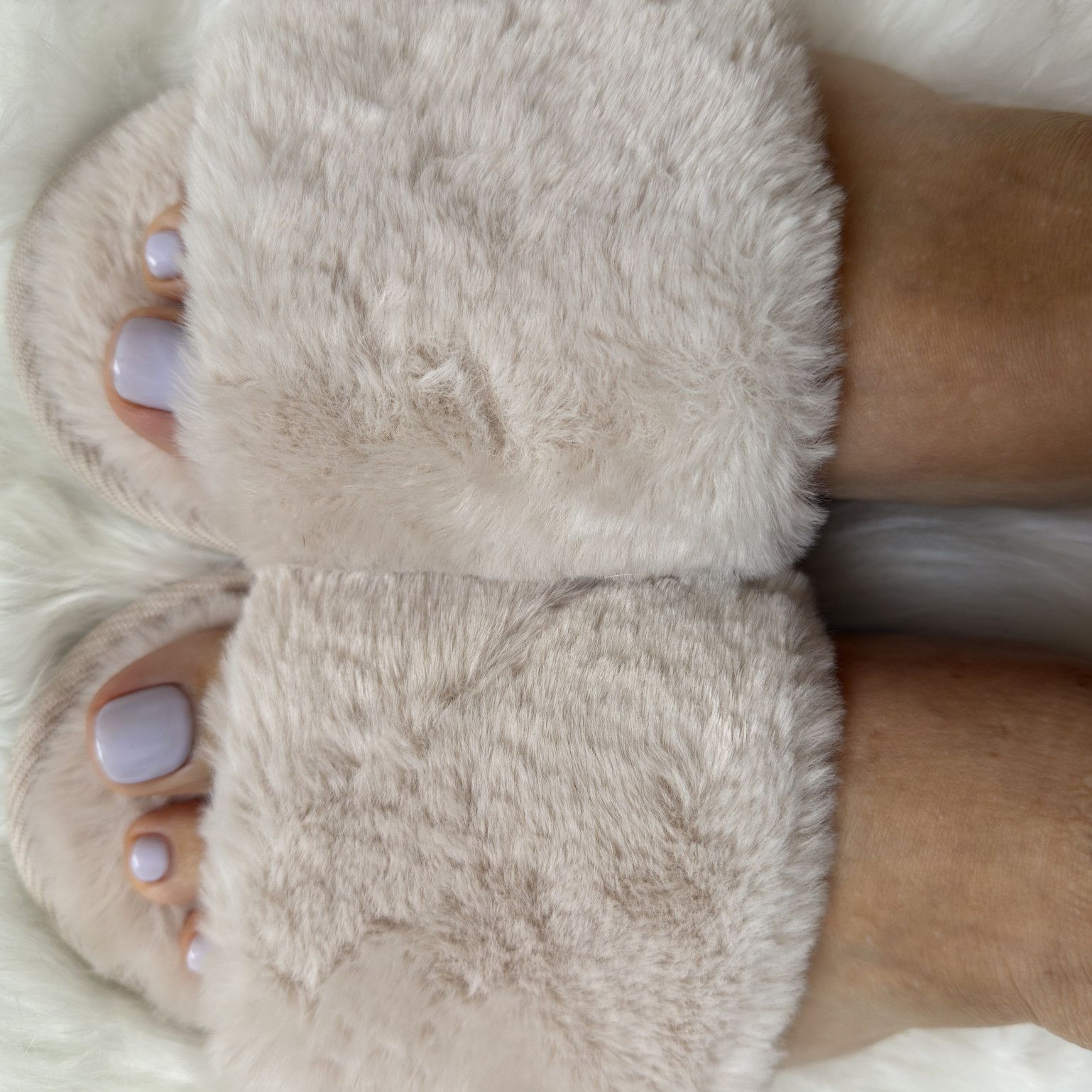 Worn slippers