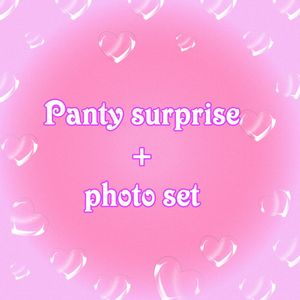Panty surprise plus photo set