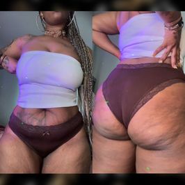 Brown Cheeky Panties