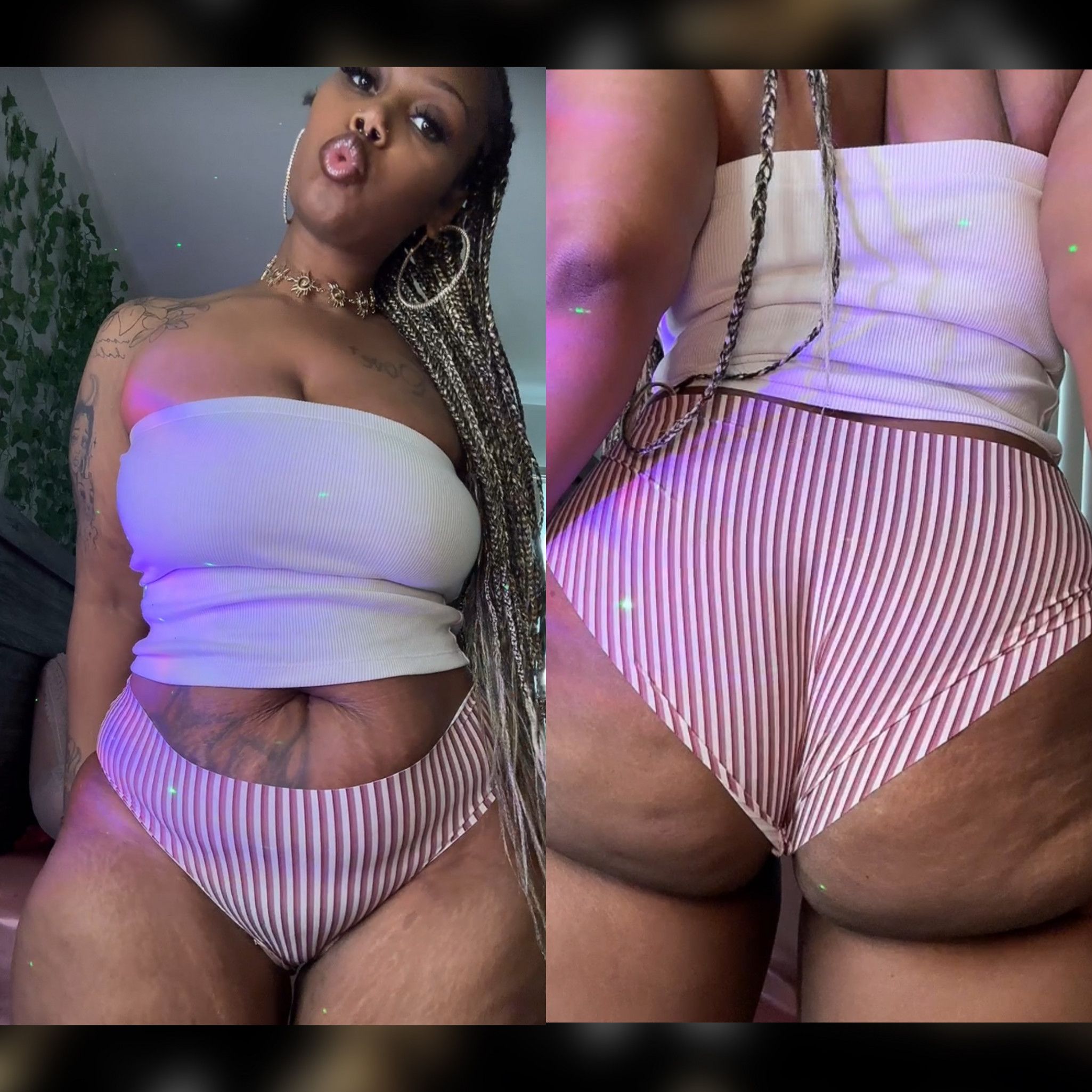 Stripped Soft Panties