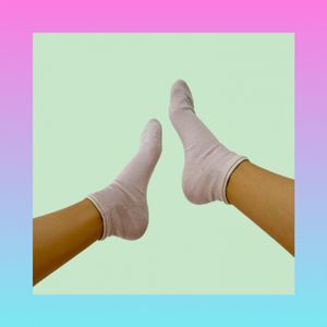 Pink ankle socks