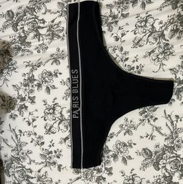 Black thong