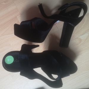 Worn UK Size 7 Platform Block Heels