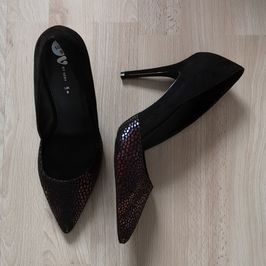 Hot UK Size 8 Snake Pattern High Heels