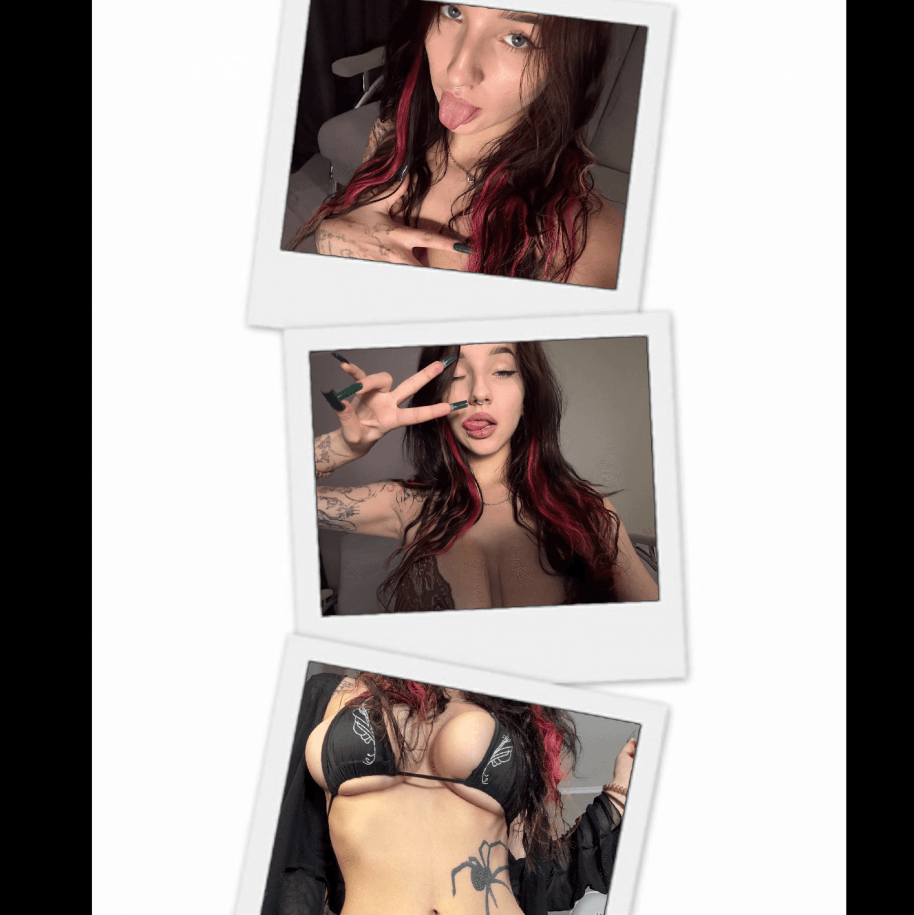 Polaroid style snapshots