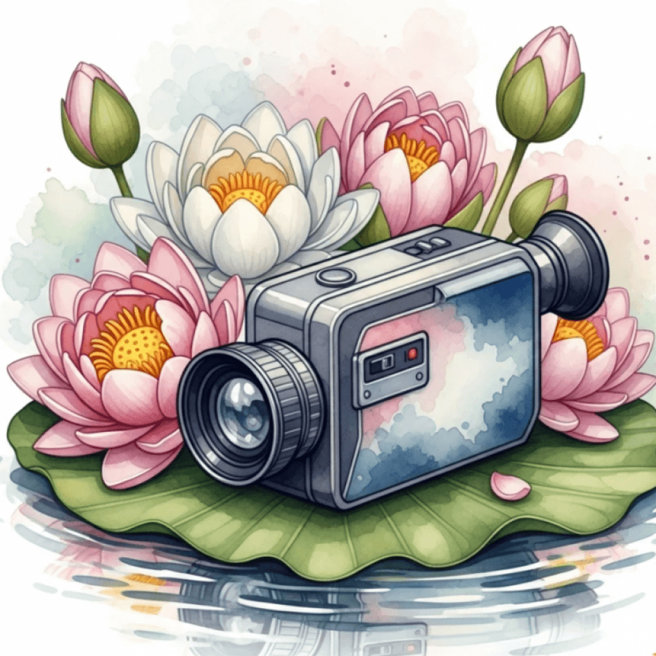 Artwork Print Artistic Perspective in Lotus Valley