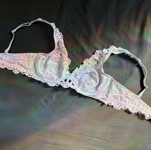 VS purple lace bra