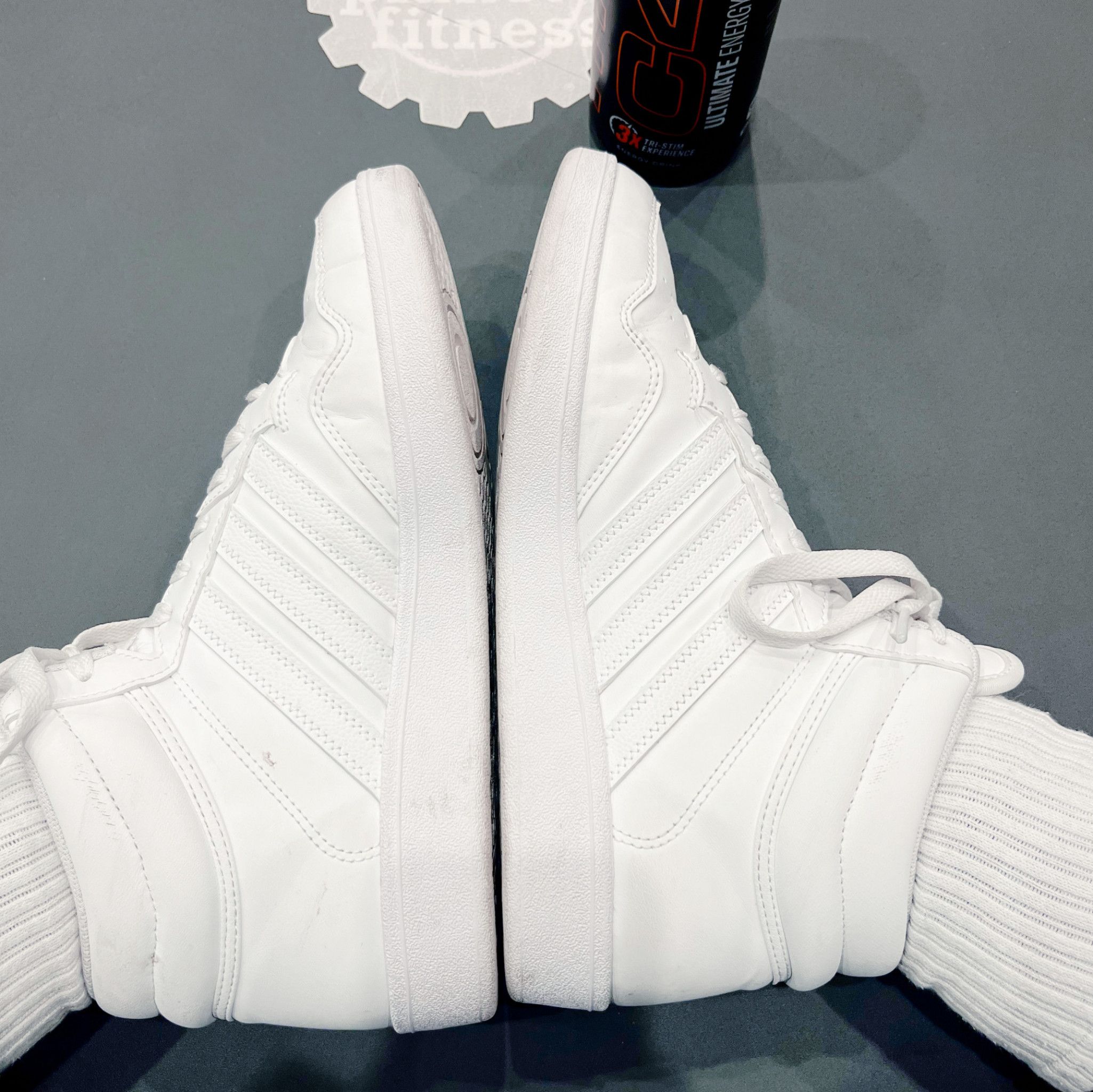 White Adidas Gym Shoes