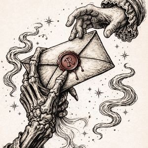 A picture of one of my tattoos printed and mailed to you