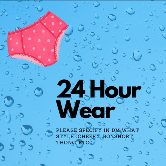 24 Hour Worn Panties