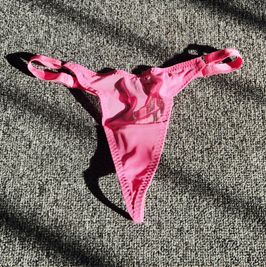 Pink Mesh G String