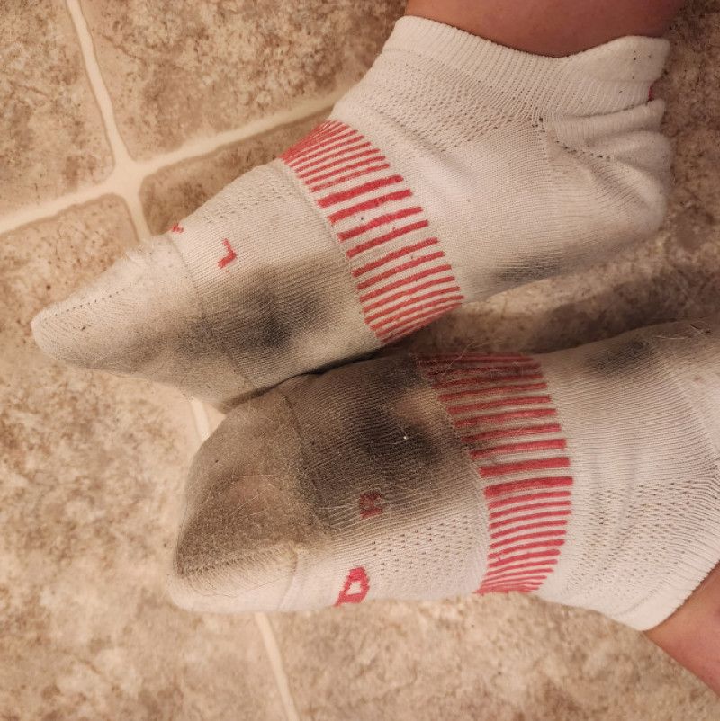 Gym Socks Well Worn