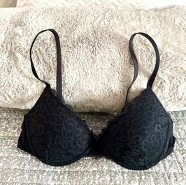 Black Lace Push Up Bra