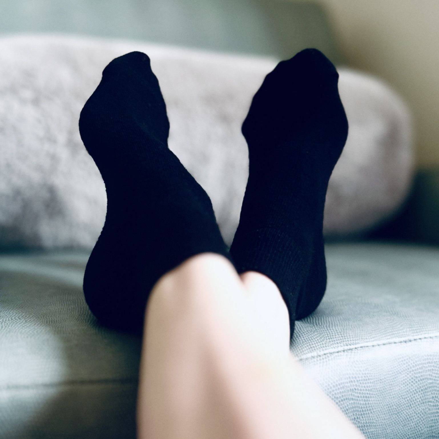 Black Ankle Socks