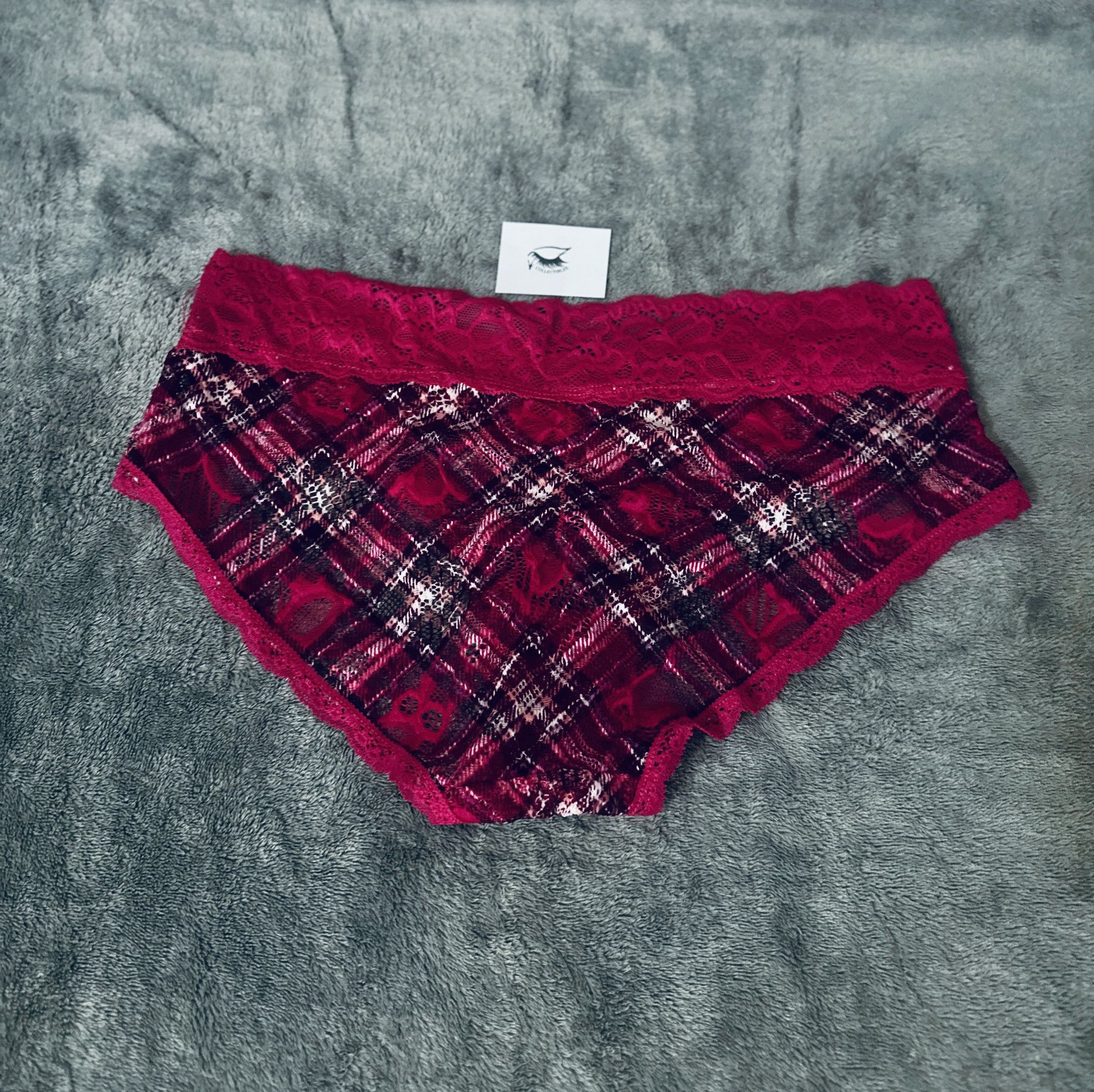 Hot Pink Plaid Panties
