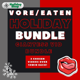Holiday GIANTESS Mouth Play Vid Bundle