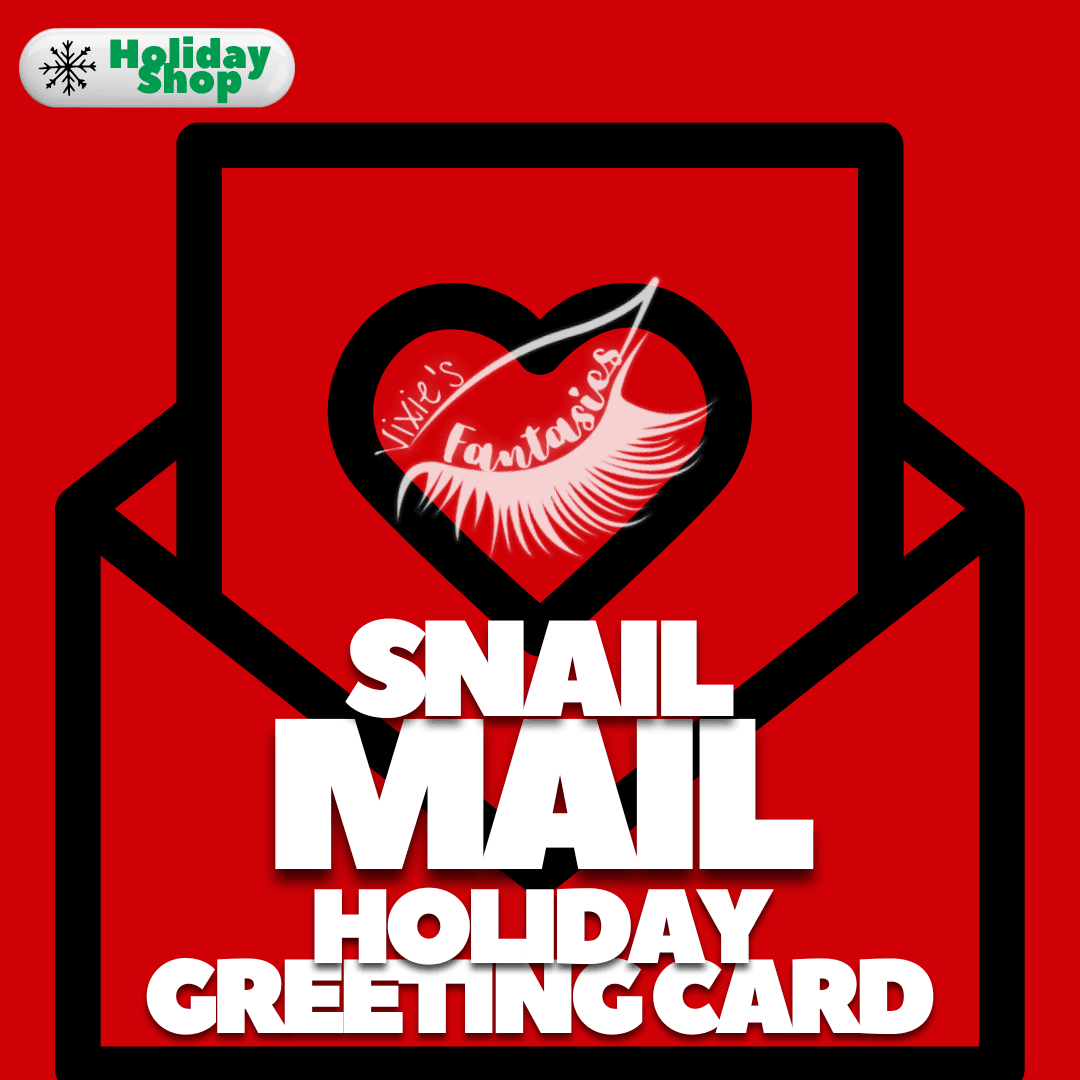 Holiday Card Sent Snail Mail With Signed Photo