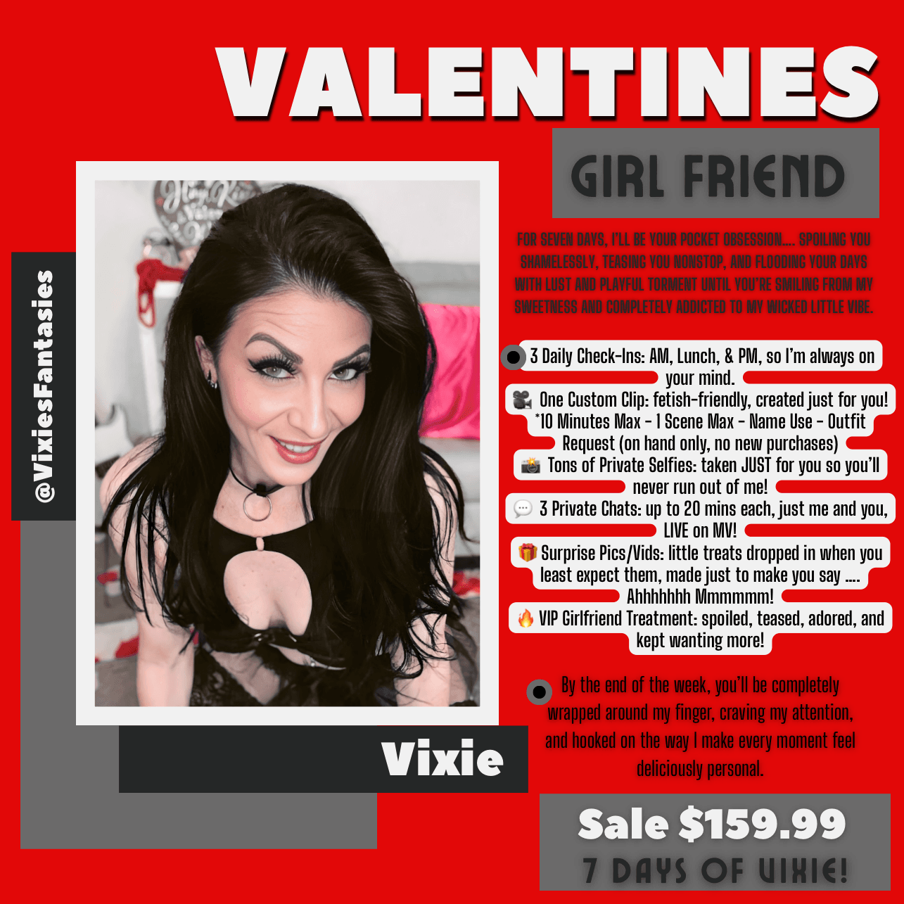 VDay GFE 7 Days With Vixie