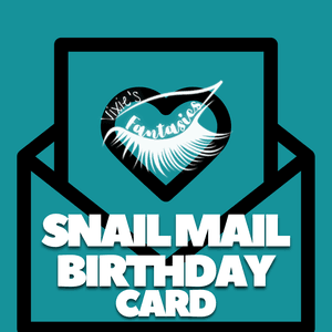 Snail Mail Birthday Card With Signed Photo