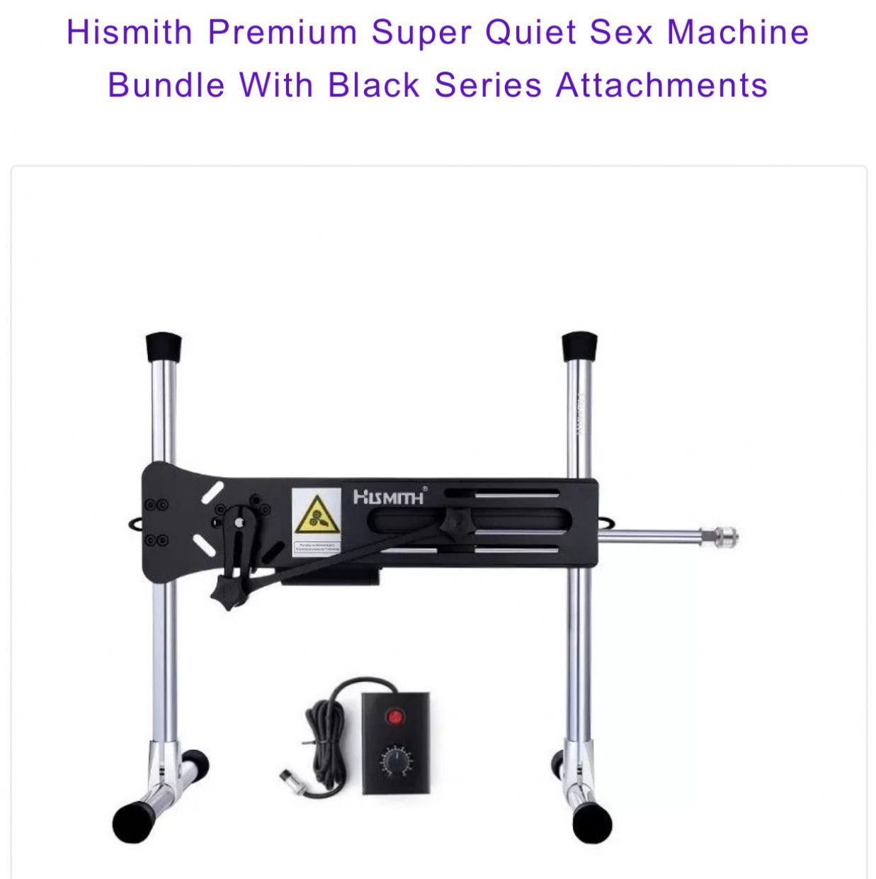 Hismith Premium Super Quiet Sex Machine Bundle