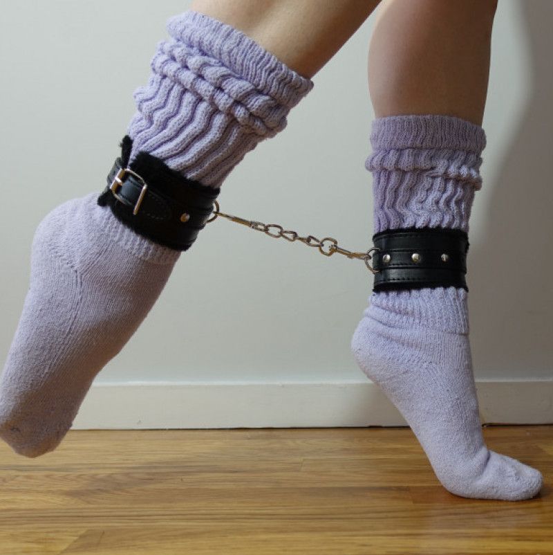 Lavender slouch socks