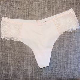 Worn Panties Straight From The Video: Petite step-Sisters Pussy