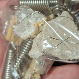 crystal hair spirals