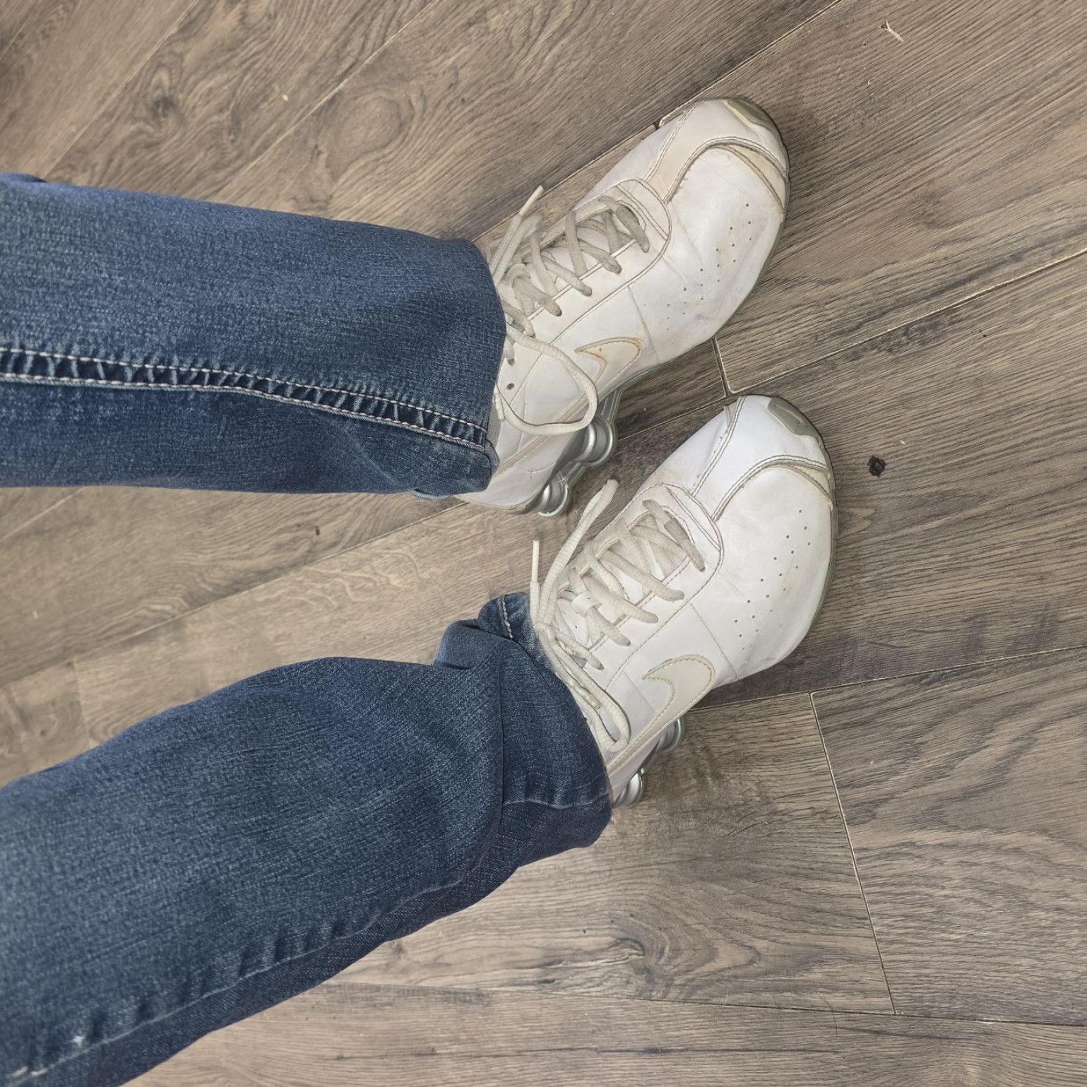 Worn out nike shox