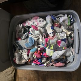 10 pairs of matching socks