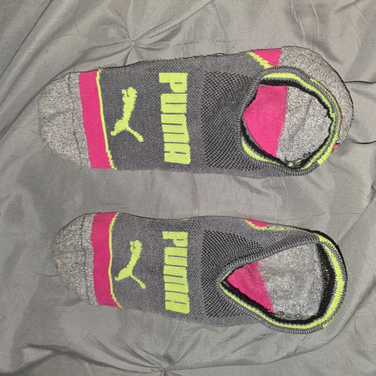 Grey puma socks