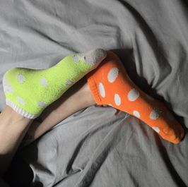 Cute polka dot socks