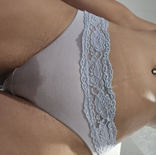 Purple panties from my wetting video