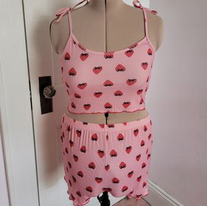Strawberry Pajama Set