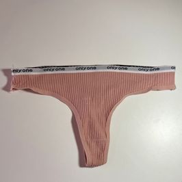 Pink Thong Worn During a Filming Session
