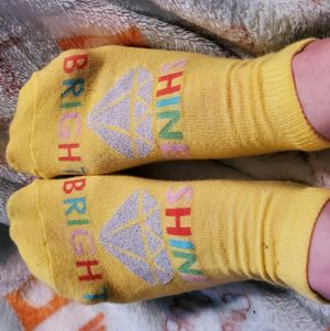 Cute yellow socks
