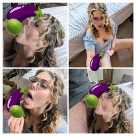 Church Girl Hardcore Ball Sucking in Blue Dress!