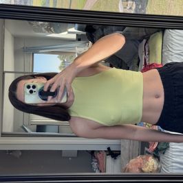 Handmade crop tank top loungewear