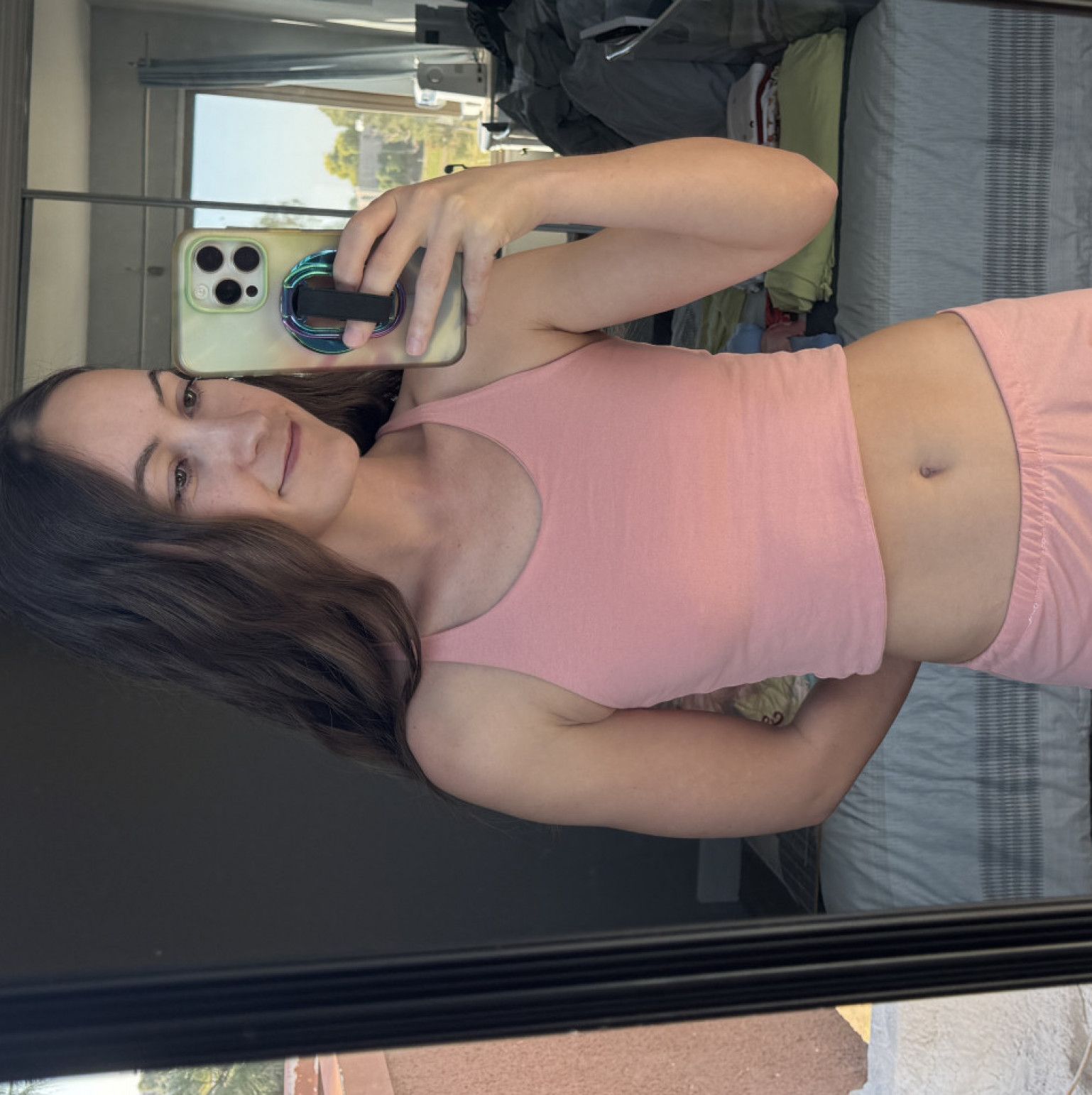 Handmade cropped tank top