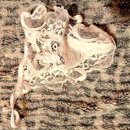 White Lace Thong Panty